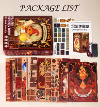 Load image into Gallery viewer, CUTEBEE Wooden Dollhouse Kit Miniature Doll House Kits Booknook Bookshelf Book Nook with Dust Cover Bookends Christmas Gift