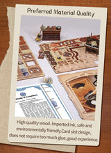 Load image into Gallery viewer, CUTEBEE Wooden Dollhouse Kit Miniature Doll House Kits Booknook Bookshelf Book Nook with Dust Cover Bookends Christmas Gift