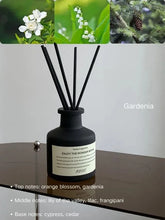 Load image into Gallery viewer, 50ml Flameless Home Fragrance Room Flameless Freesia Jasmine Fragrance Oil with Reed Diffuser Stick Home Room Air Freshener Deco