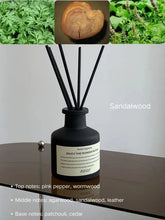 Load image into Gallery viewer, 50ml Flameless Home Fragrance Room Flameless Freesia Jasmine Fragrance Oil with Reed Diffuser Stick Home Room Air Freshener Deco