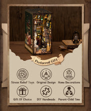 Load image into Gallery viewer, CUTEBEE DIY Book Nook Miniature House Dollhouse Booknook Touch Light Model Building Toy for Decoration Gifts Magic Pharmacist