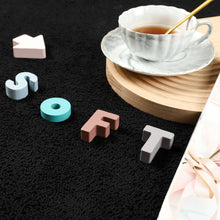 Load image into Gallery viewer, Black Rugs Living Room Carpet Nonslip Bedside Rugs Large Soft Floor Rug Children Game Mat Rectangular Home Decoratio