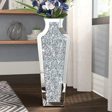 Load image into Gallery viewer, Crystal silver floor vase, broken diamond decorative mirror vase, large-sized luxury home decoration, cannot hold water
