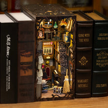 Load image into Gallery viewer, CUTEBEE DIY Book Nook Miniature House Dollhouse Booknook Touch Light Model Building Toy for Decoration Gifts Magic Pharmacist
