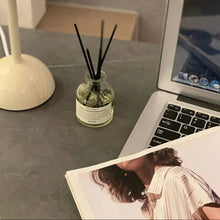 Load image into Gallery viewer, 50ml Flameless Home Fragrance Room Flameless Freesia Jasmine Fragrance Oil with Reed Diffuser Stick Home Room Air Freshener Deco
