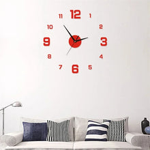 Load image into Gallery viewer, Luminous Digital Clock DIY Stereoscopic Wall Clock Silent Clock Living Room Bedroom Wall Clock Home Decorations
