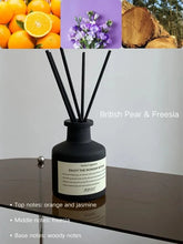 Load image into Gallery viewer, 50ml Flameless Home Fragrance Room Flameless Freesia Jasmine Fragrance Oil with Reed Diffuser Stick Home Room Air Freshener Deco
