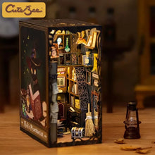 Load image into Gallery viewer, CUTEBEE DIY Book Nook Miniature House Dollhouse Booknook Touch Light Model Building Toy for Decoration Gifts Magic Pharmacist
