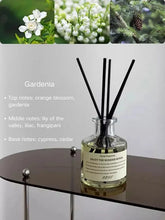 Load image into Gallery viewer, 50ml Flameless Home Fragrance Room Flameless Freesia Jasmine Fragrance Oil with Reed Diffuser Stick Home Room Air Freshener Deco
