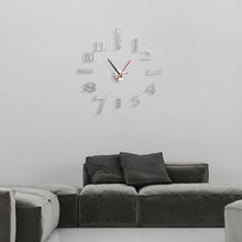 Load image into Gallery viewer, Luminous Wall Clock Large Watch Horloge Digital 3D Acrylic Wall Clock Decor Sticker DIY Clock Modern Mute Art Wall Decoration
