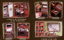 Load image into Gallery viewer, CUTEBEE Wooden Dollhouse Kit Miniature Doll House Kits Booknook Bookshelf Book Nook with Dust Cover Bookends Christmas Gift
